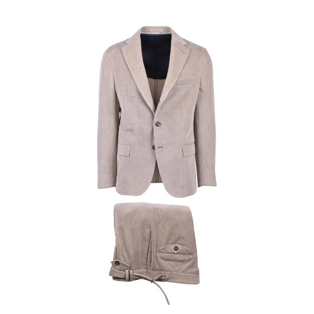 ELEVENTY Velvet Suit - Grey